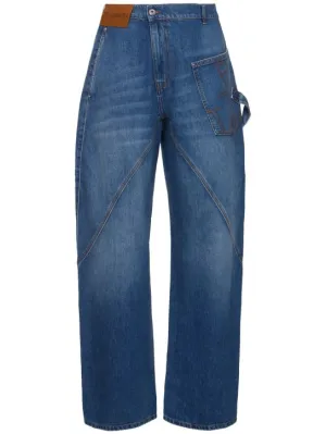 JW Anderson   Twisted denim workwear jeans 