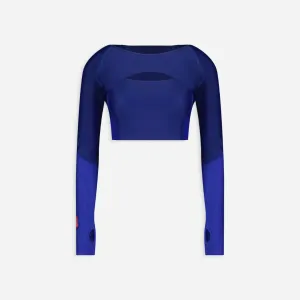 Kick-in Shrug & Sports Bra in Blue