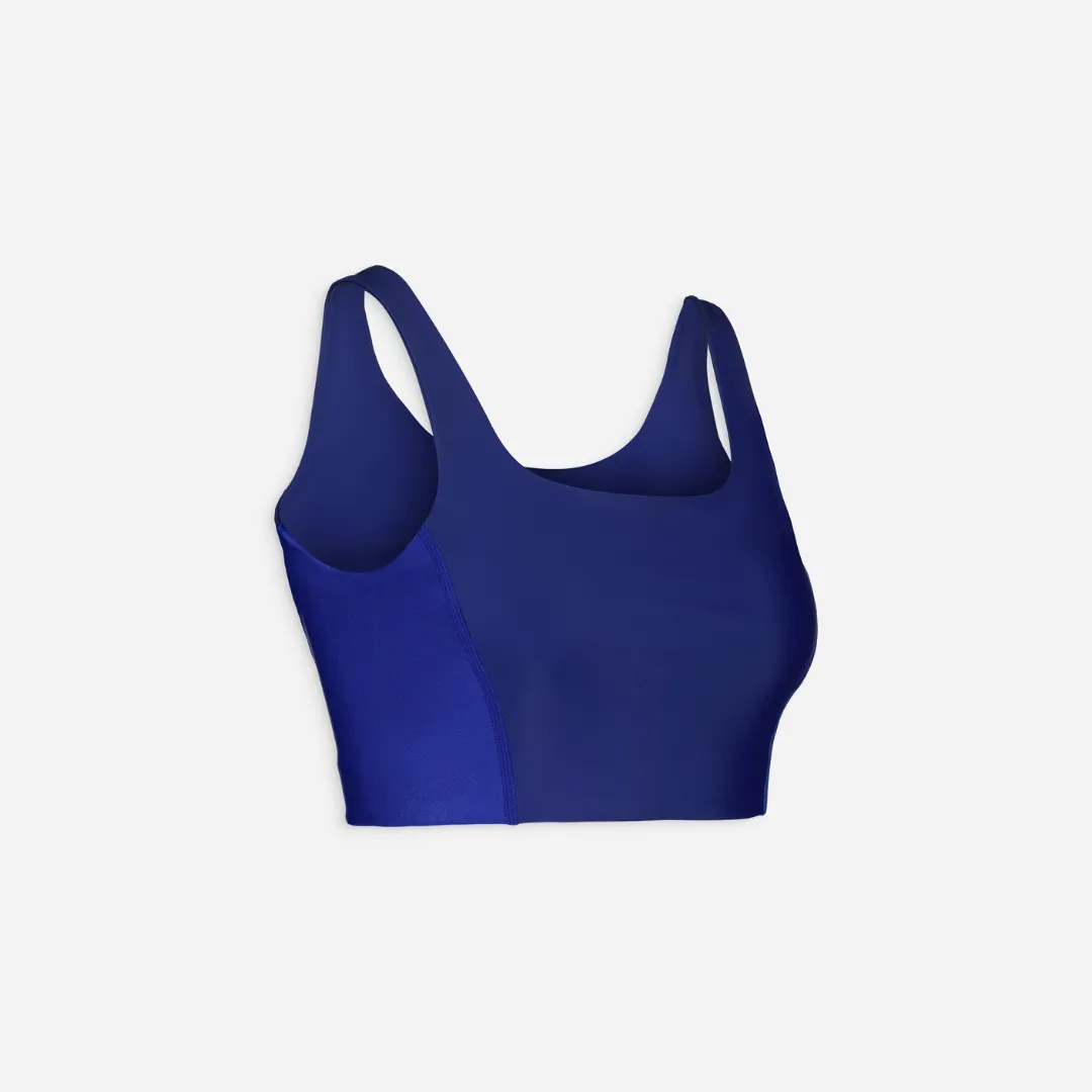 Kick-in Shrug & Sports Bra in Blue