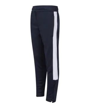 Kids knitted tracksuit pants | Navy/White