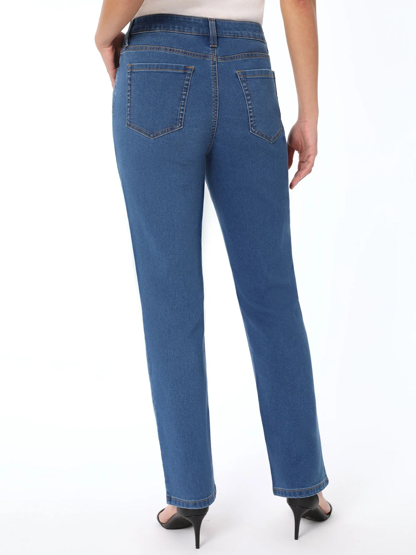 Lexington Straight Leg Jeans, Skywash