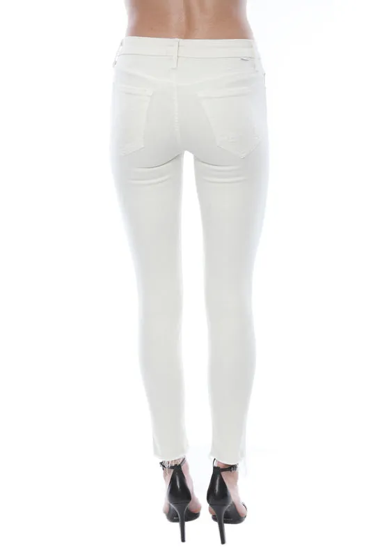 MOTHER Looker Ankle Fray Skinny Jean