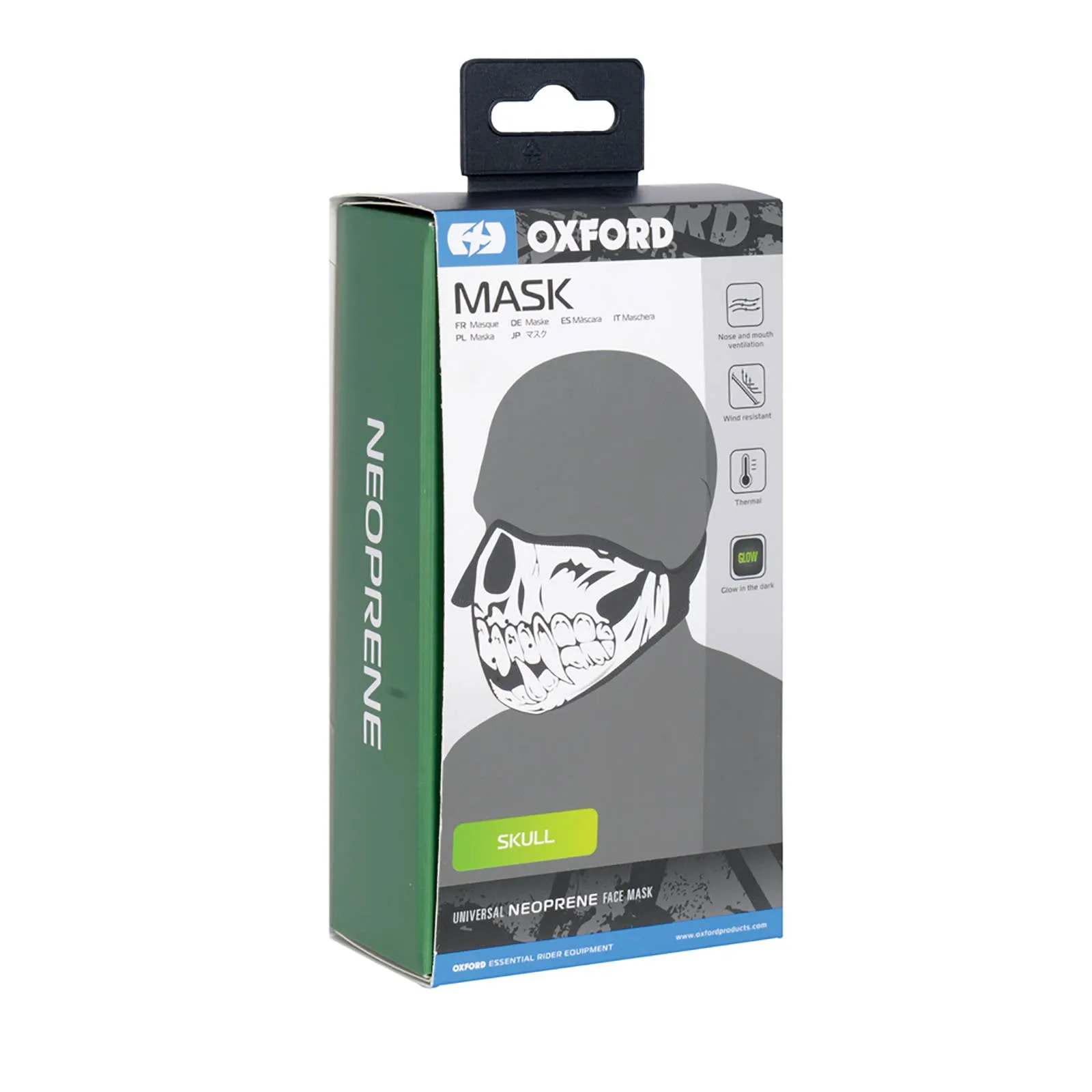 OXFORD NEOPRENE FACE MASK - SKULL (NEW)