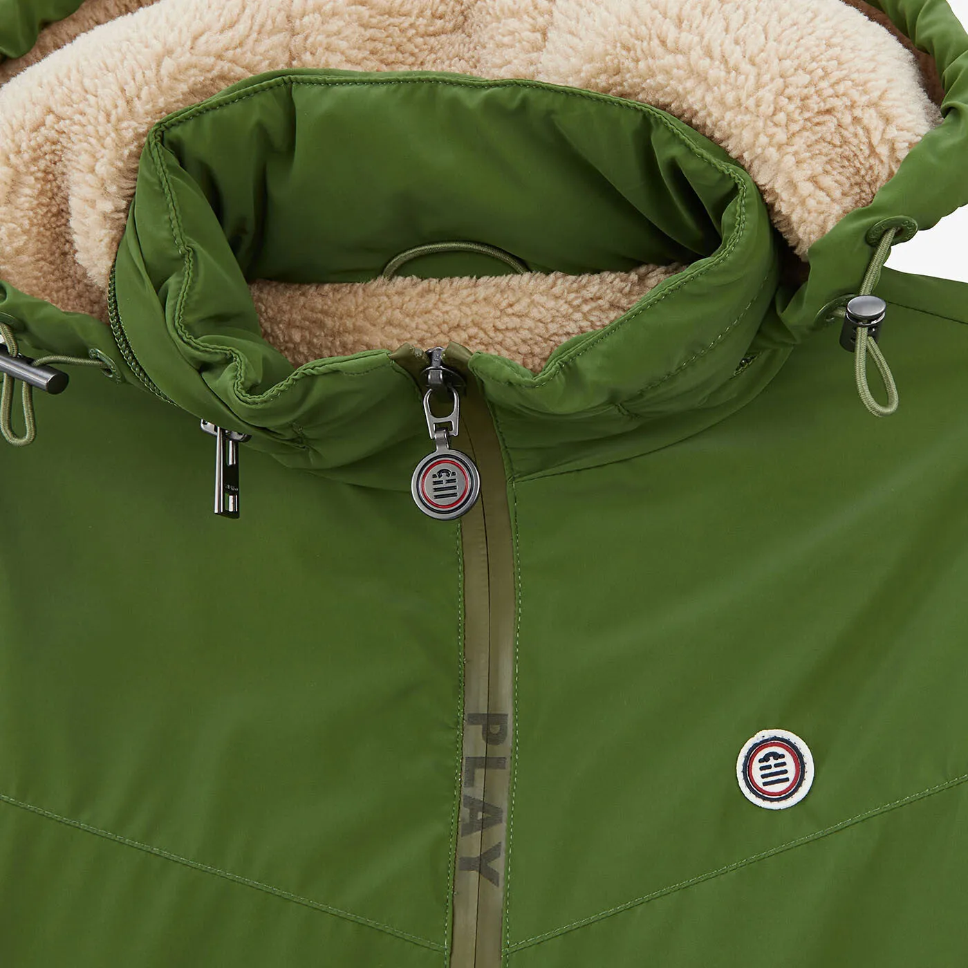 Parka longue Junior Cap Finistère vert olive