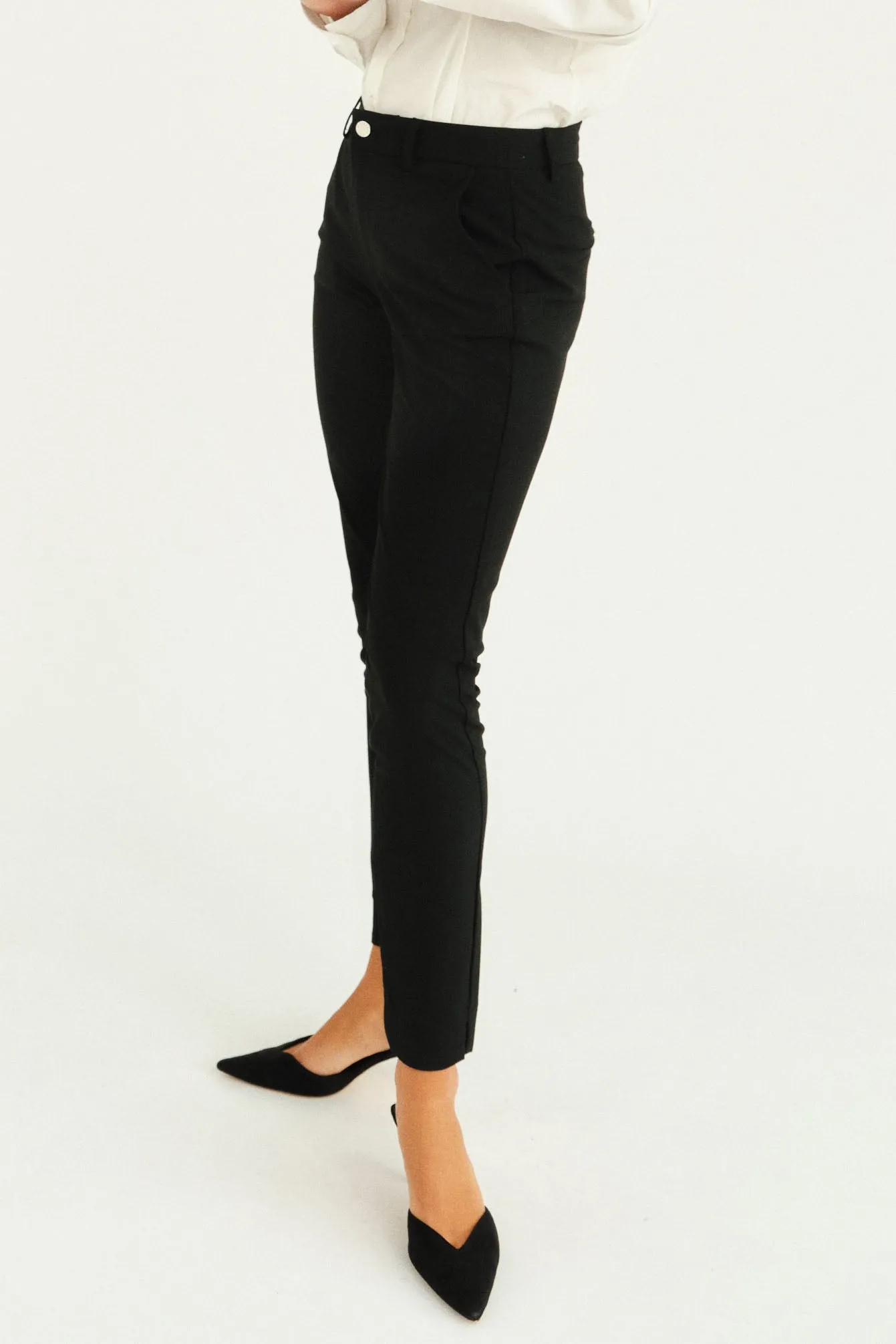 PD-Gigi Pant Tweed Color - Black