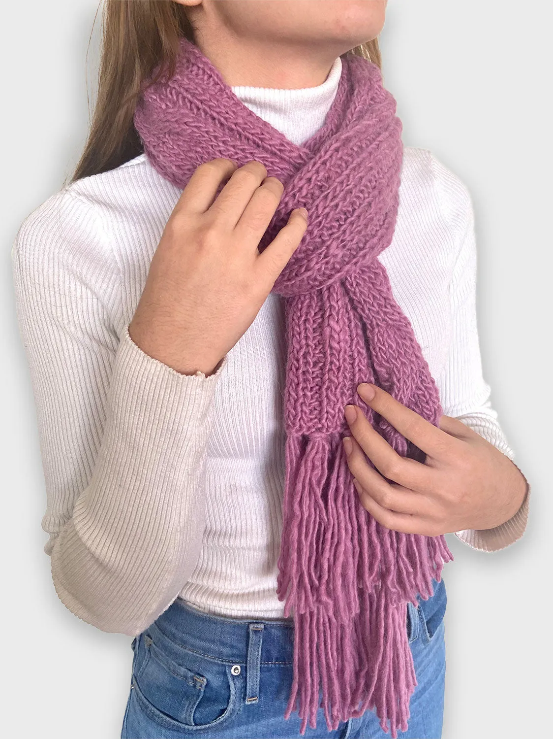 Purple Passion Alpaca Scarf