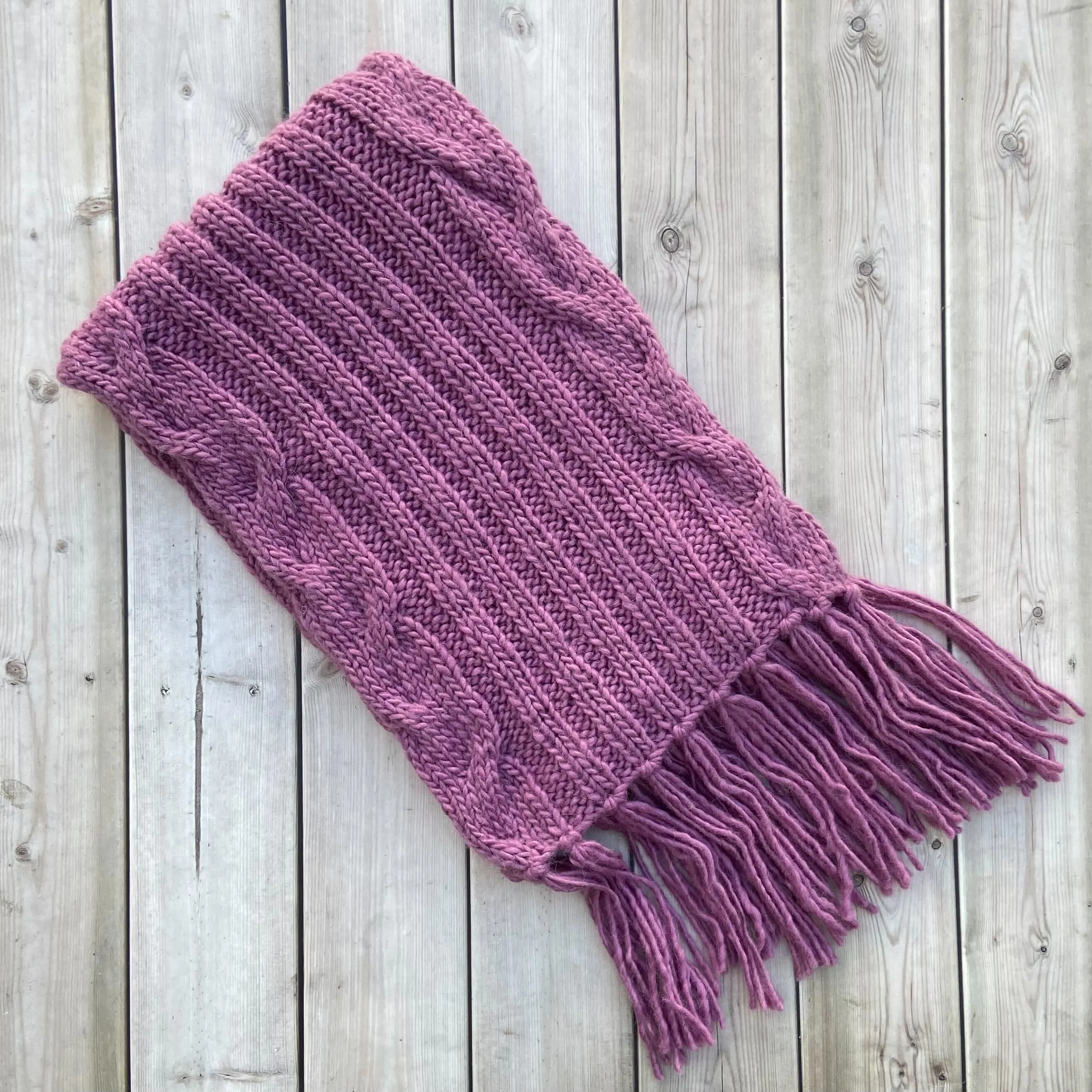 Purple Passion Alpaca Scarf