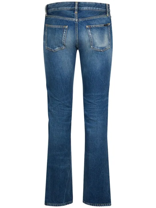 Saint Laurent   Relaxed straight cotton denim jeans 