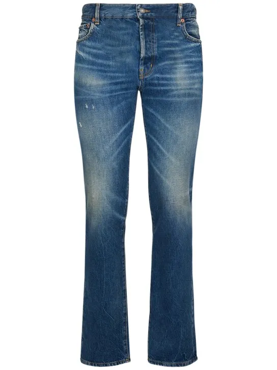 Saint Laurent   Relaxed straight cotton denim jeans 