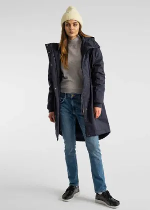 Selfhood Hooded coat navy