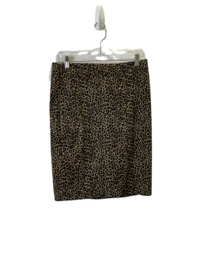 Skirt Midi By J. Crew In Animal Print, Size: 2