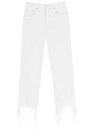 Stella mccartney destroyed hem jeans