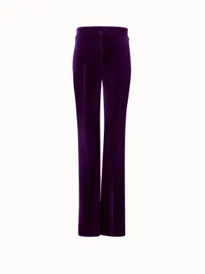 Straight Velvet Pants