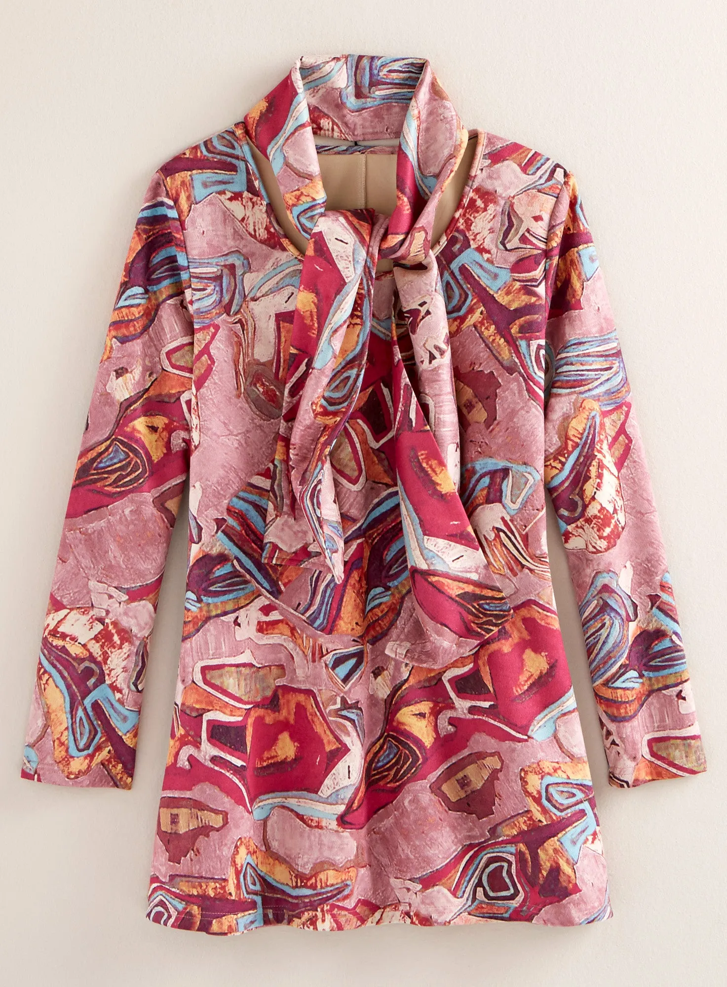 Sueded Strata Top and Scarf Set FINAL SALE (No Returns)