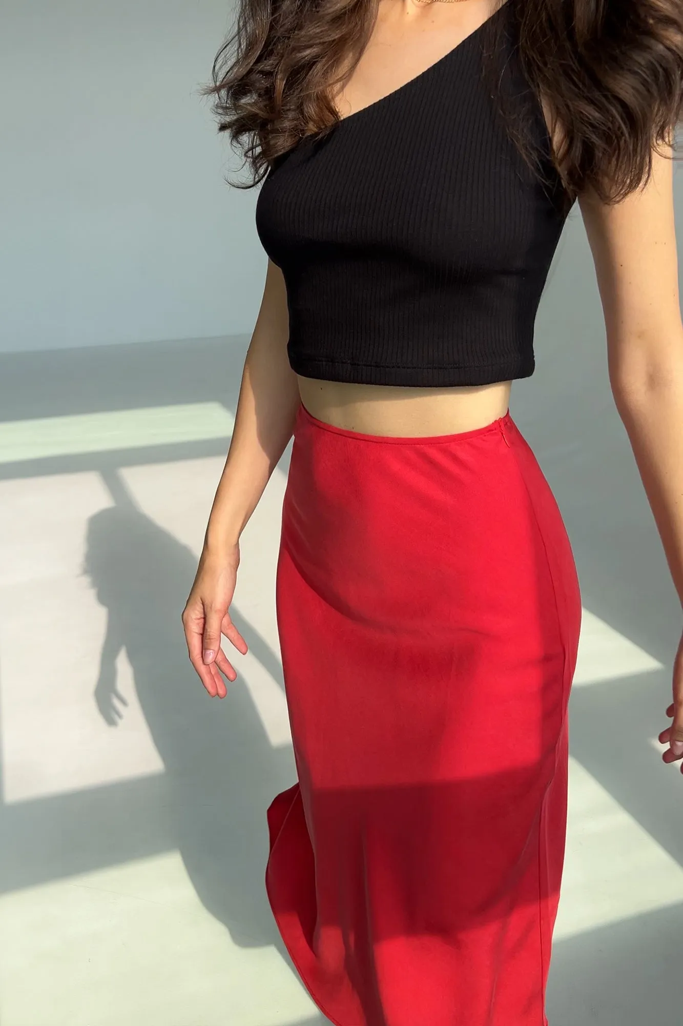 Tencel™ skirt / 07 / 05 / orchid red