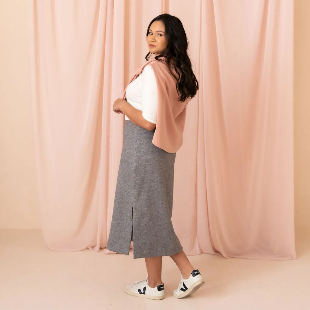 The Luxe ShapeKnit Midi Skirt