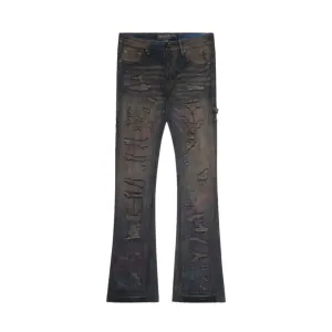 Valabasas "Zero" Denim Stacked Jean (Dark Grey)