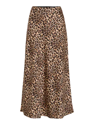 VIELLETTE Midi Skirt - Caramel Café