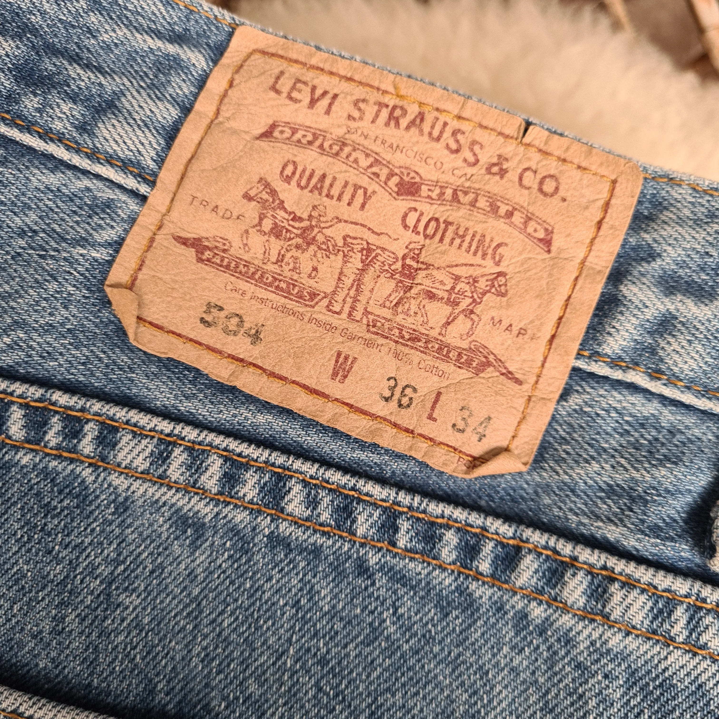 Vintage Levis jeans 504 size 36/34