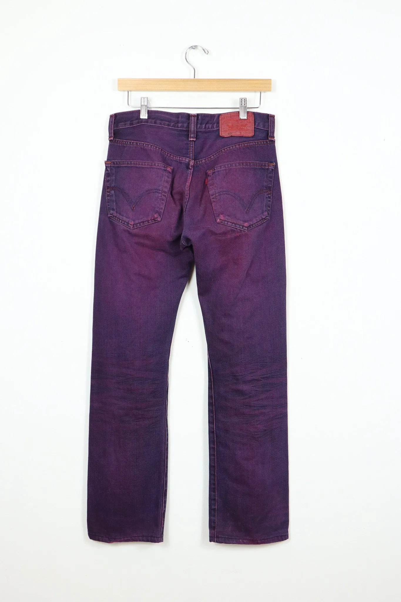 Vintage Reworked Levi's Overdyed Straight Fit Jean