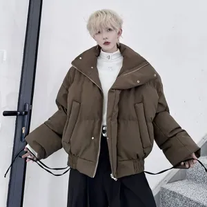 Winter Simple Thick Loose Parka