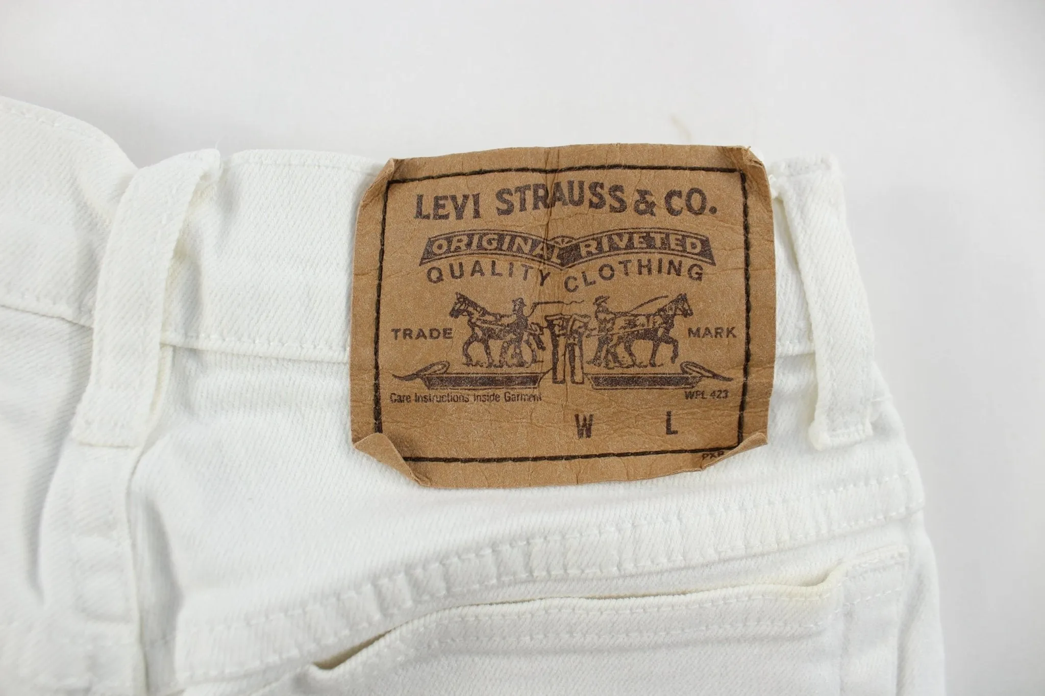 Women's 80's Levi's White Denim Jeans