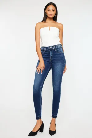 Women's Kancan Double Waist Skinny Jean